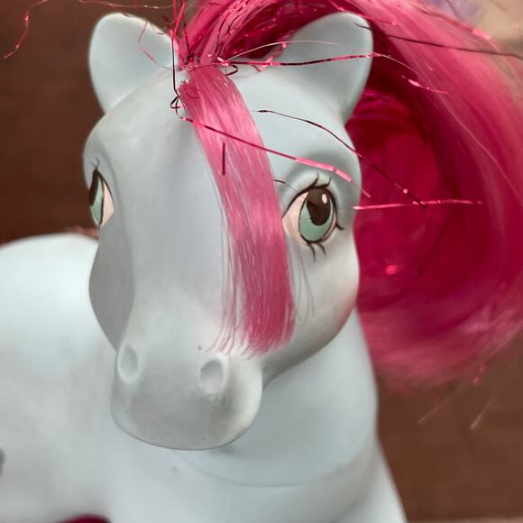 My Little Pony Princess Royal Blue w/ Bushwoolie Hat Comb Wand Vintage 1987 MLP - Picture 8 of 16